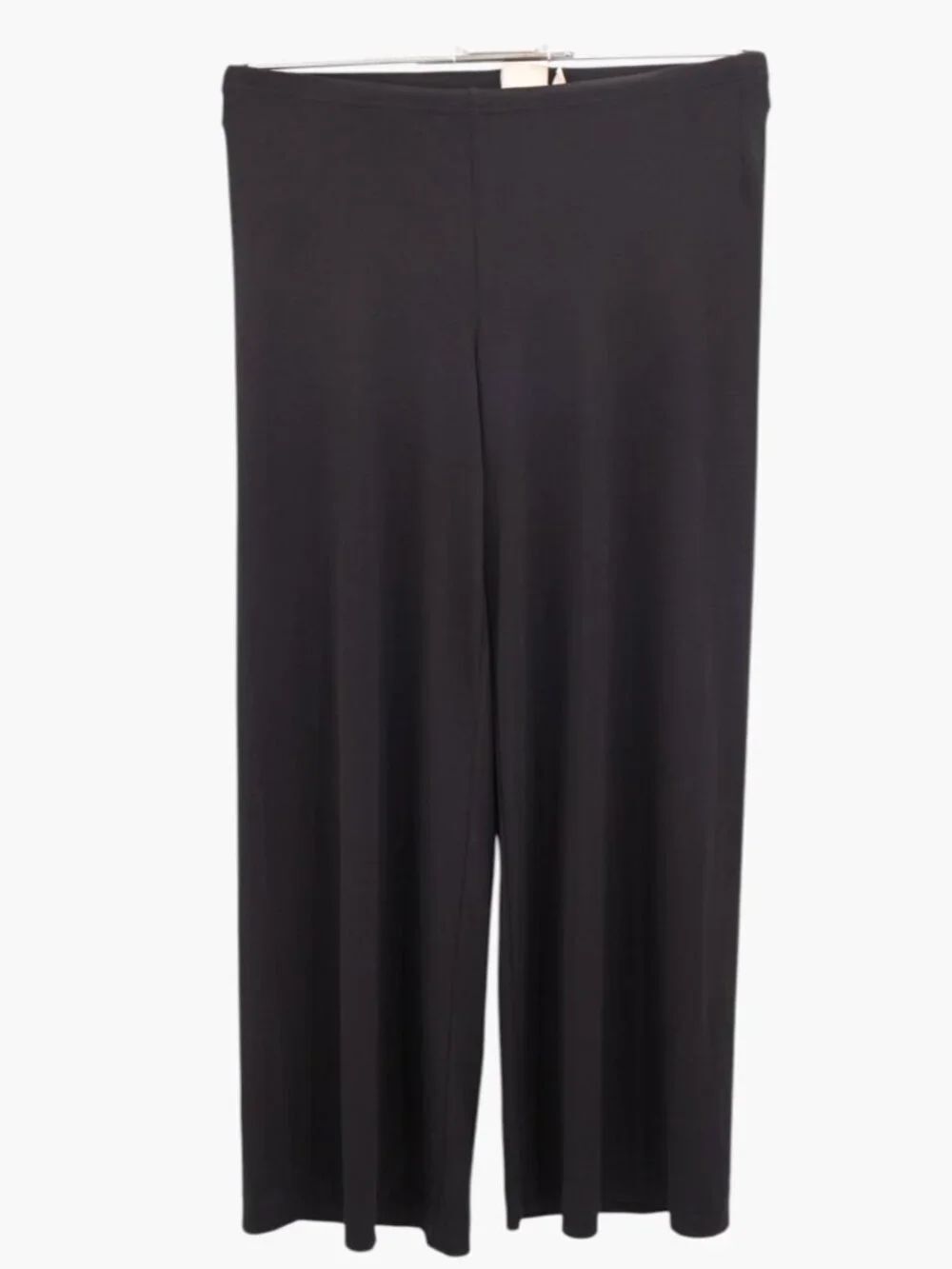 Vivienne Tam Wide Leg Pants Size XS Black Stretch Pull On Style Palazzo Size XS